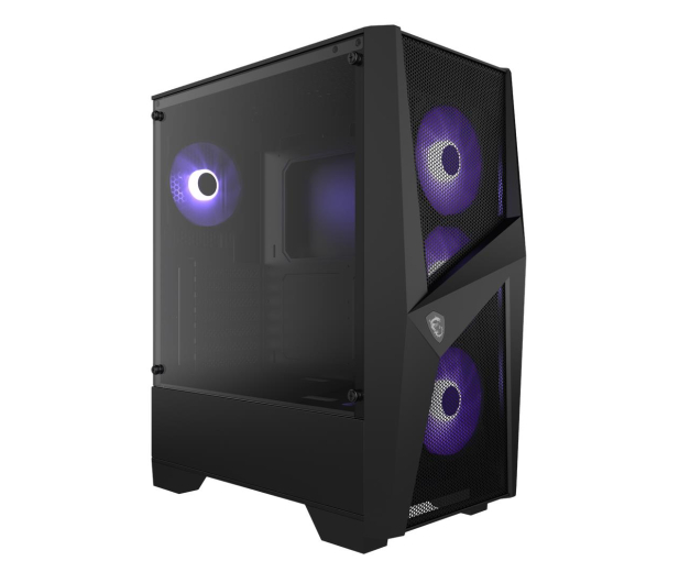 MSI MAG FORGE 101M RGB FAN Glass window 2xUSB - 539001 - zdjęcie